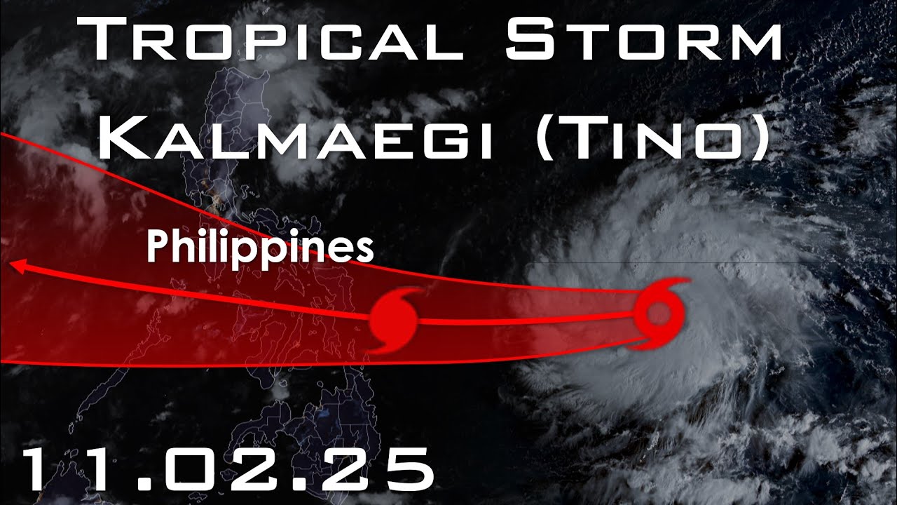 [Sunday] Kalmaegi (Tino) Forms; Forecast to Become a Typhoon on Approach to the Philippines