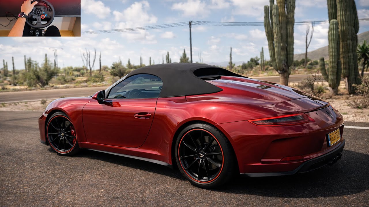 POV: Driving the Legendary Porsche Speedster in Forza Horizon 5 🏁 HANDCAM Logitech G29