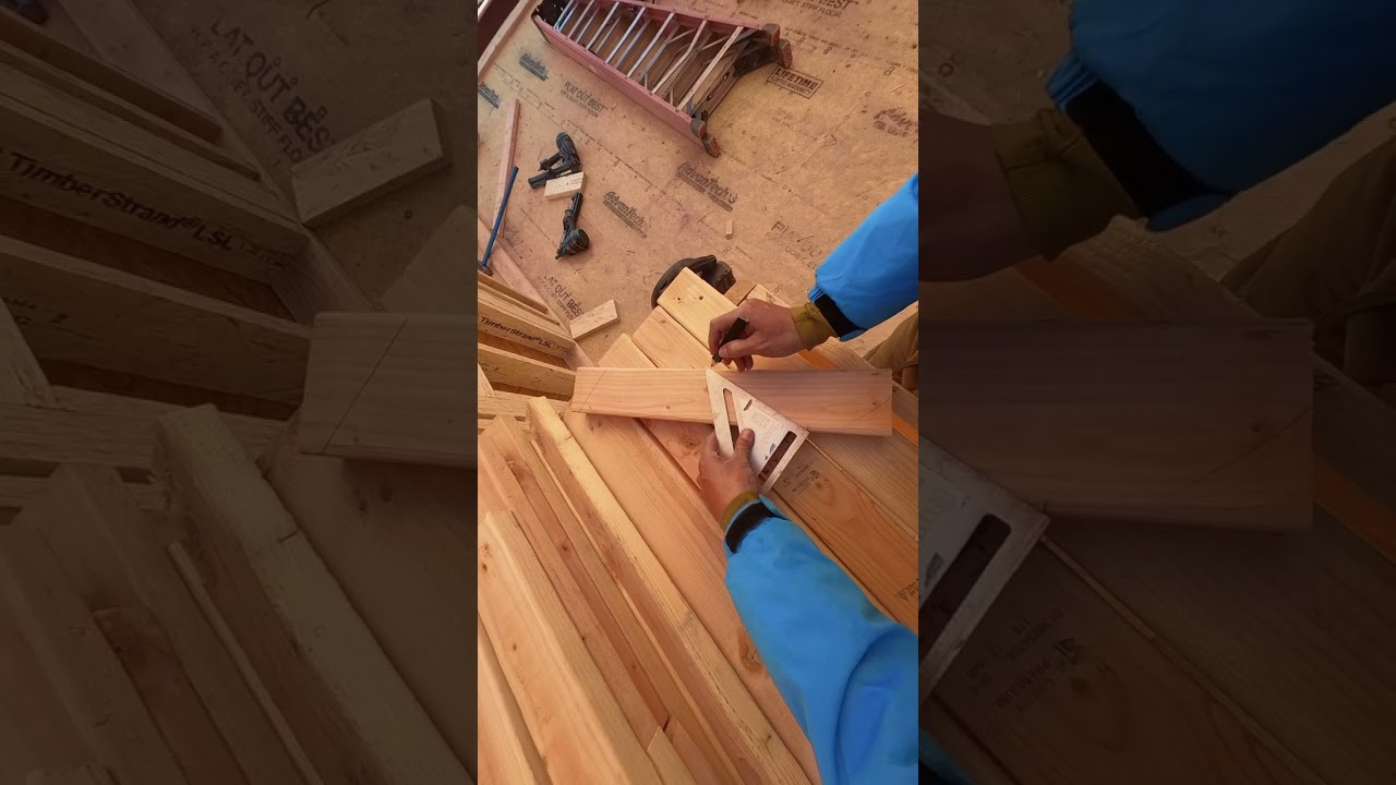 La forma más fácil de hacer un corte invertido #skills #perfect #construction #tips