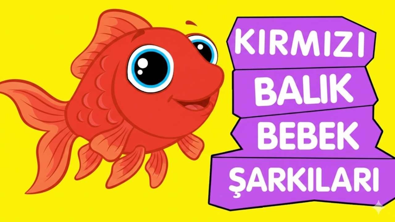 KIRMIZI BALIK GÖLDE KIVRILA KIVRILA YÜZÜYOR EĞİTİCİ ÇOCUK ŞARKILARI