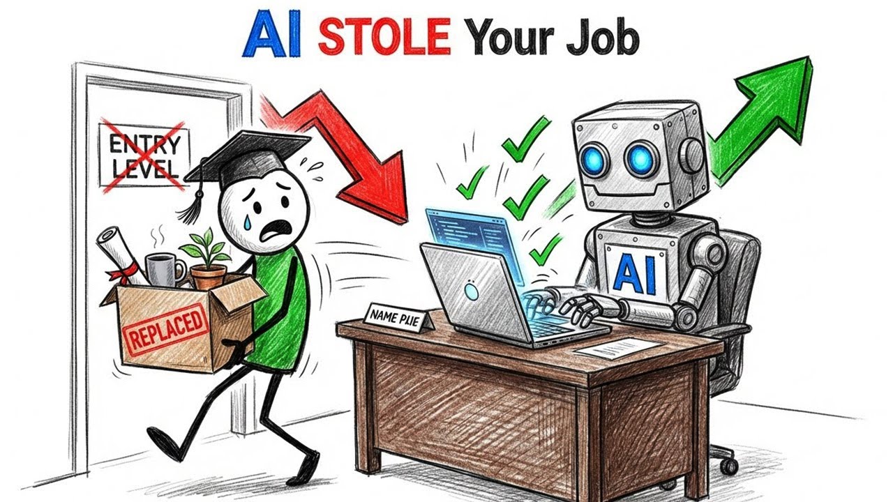 How AI Destroyed Entry Level Jobs (And What's Next)