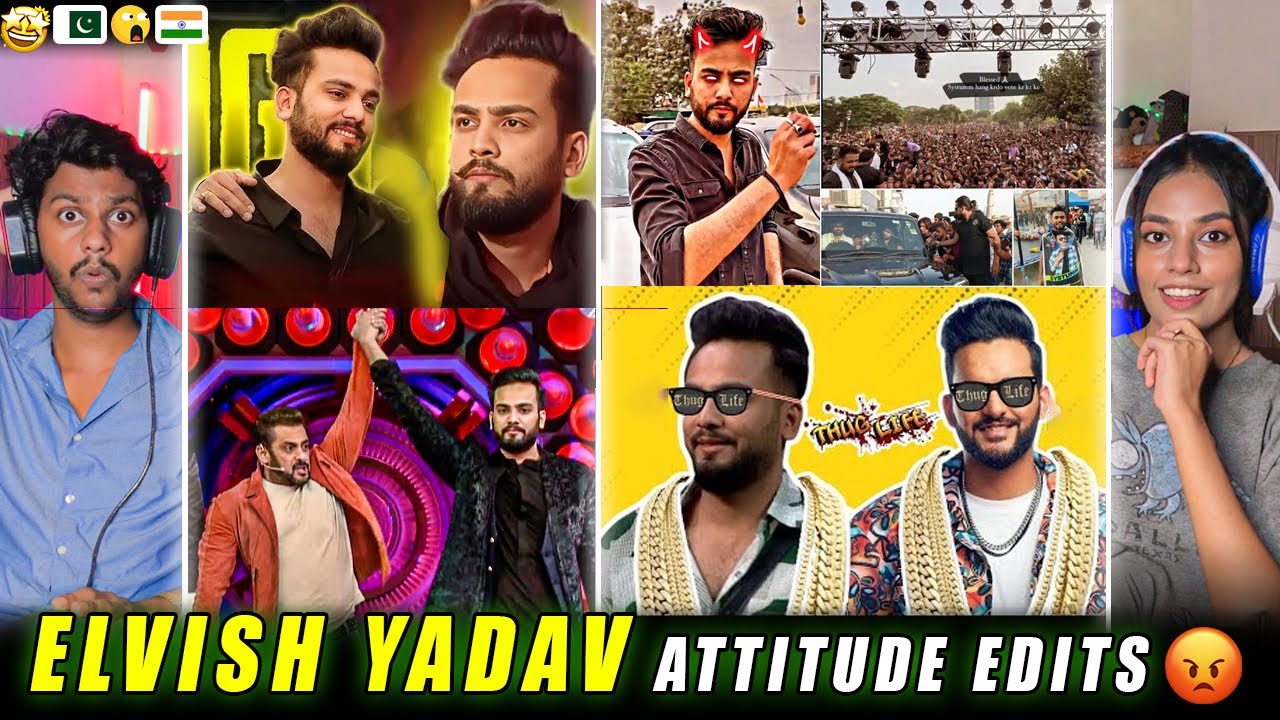 Pakistani Reaction on Elvish Yadav Attitude videos😈 |Elvish Yadav Angry Moments🔥🔥