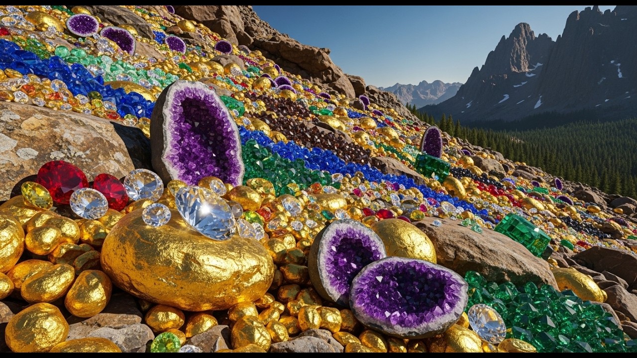 Amazing! Ultimate Crystal Collection in Nature | Amethyst, Quartz, Aquamarine