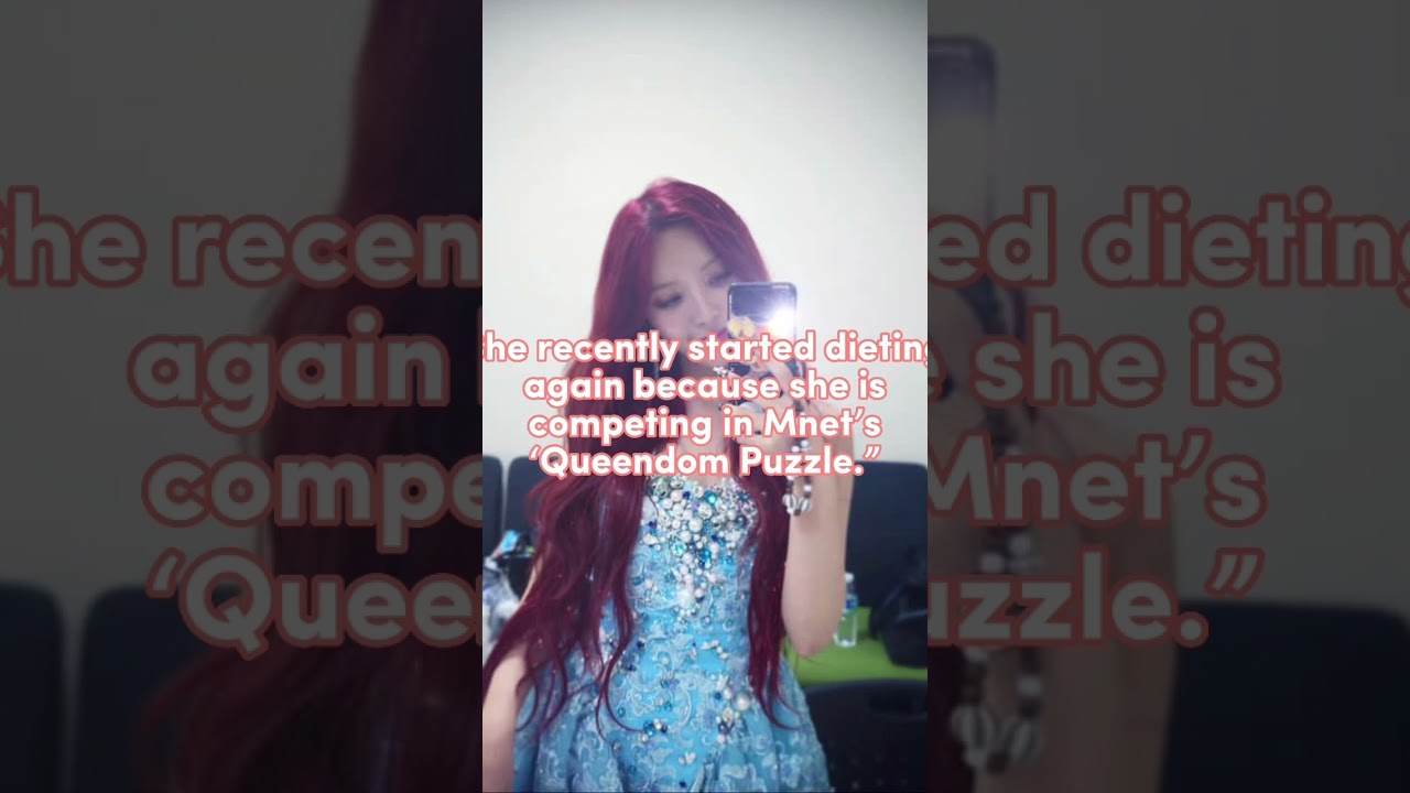 Dohwa/Chanmi reveals dangerous AOA diet 😢 #aoa #chanmi #diet #dohwa #queendompuzzle #aoachanmi