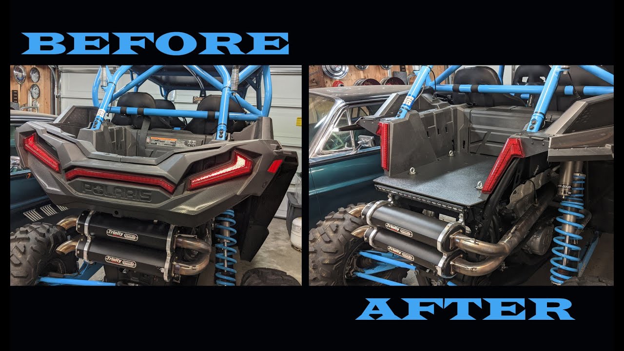 Разрезаем RZR Turbo!! Укороченный и с зауженной хвостовой частью вместо «удаления кровати» ++ 2 м...