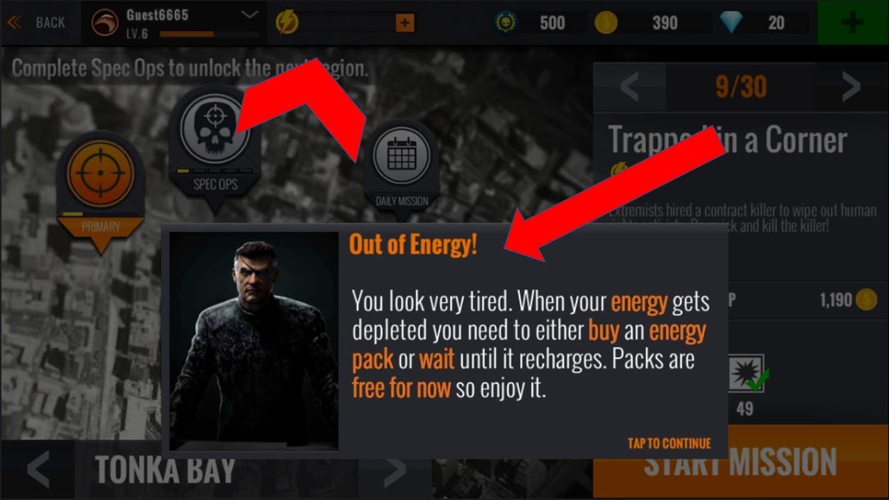 Out of Energy Problem Solved | Sniper 3D Gun Shooter