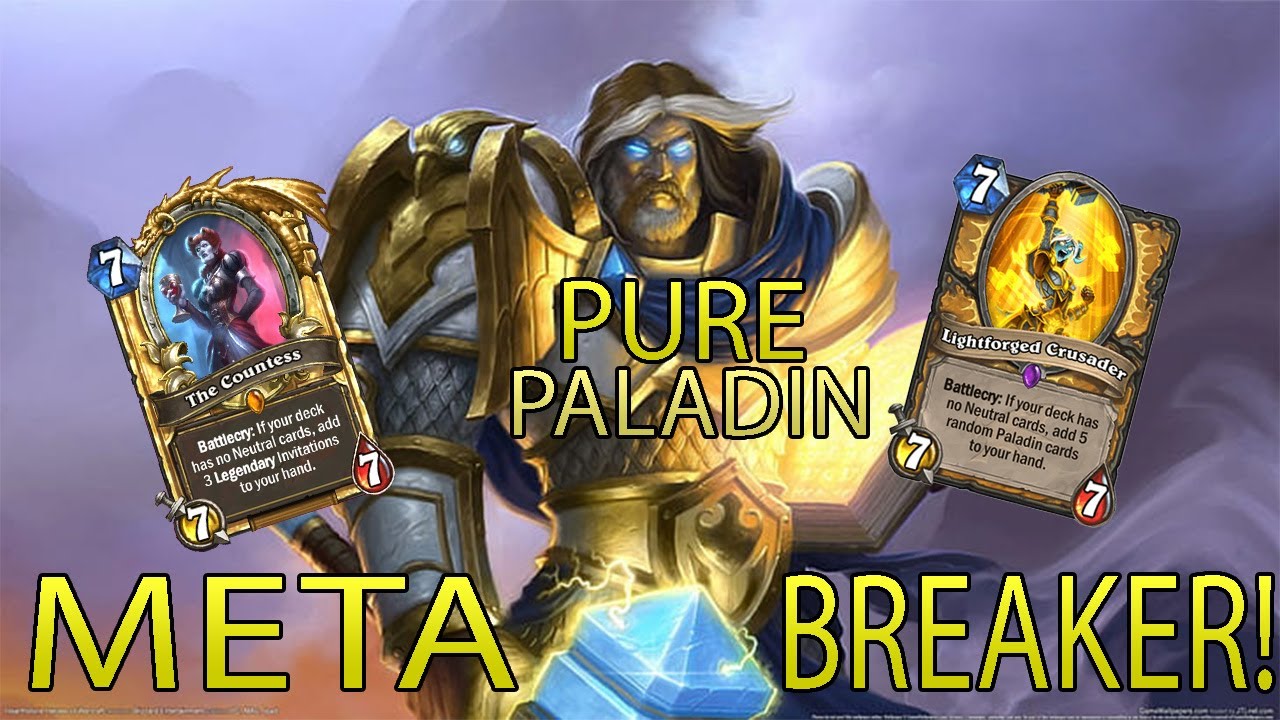 CLIMBING Deck Pure paladin (Hearthstone) - TITANS