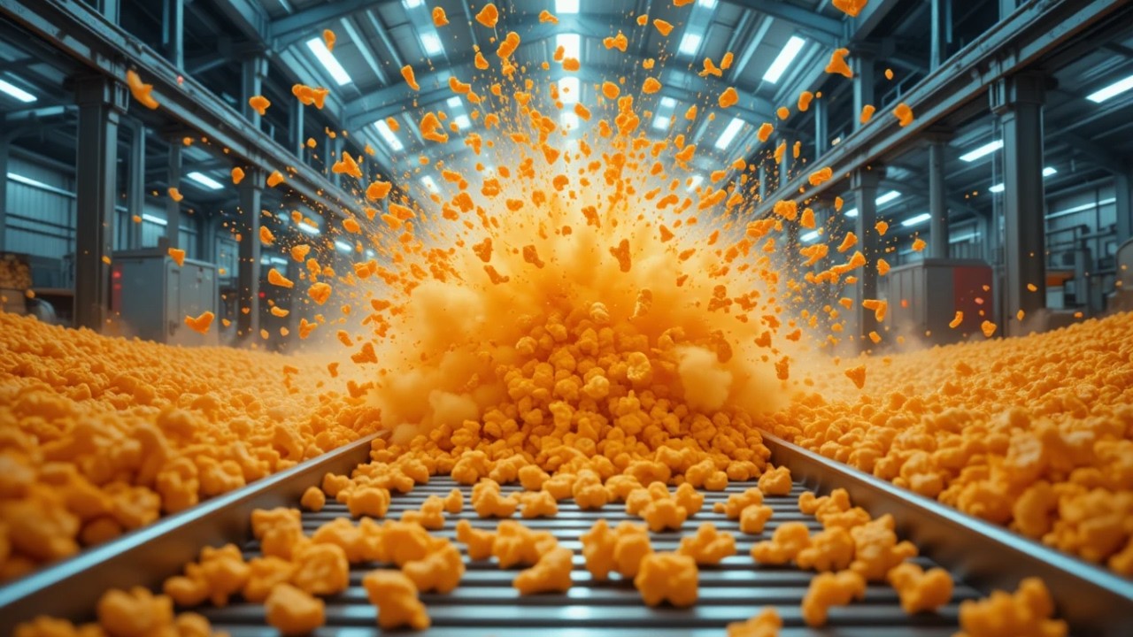 SHOCKING: Inside the Cheetos Factory – The Hidden Cheese Dust Secret That Makes Billions Addicted)