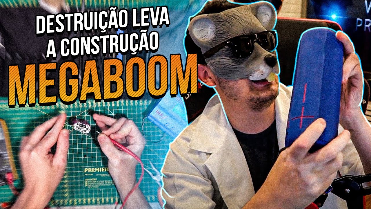 A DESTRUIÇÃO LEVA A CONSTRUÇÃO: UE MEGABOOM (Tipo JBL)
