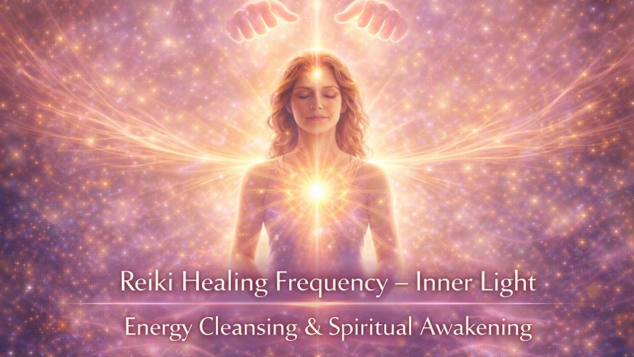 Reiki Healing Frequency – Inner Light | Energy Cleansing & Spiritual Awakening, Bell Every 2 Minutes