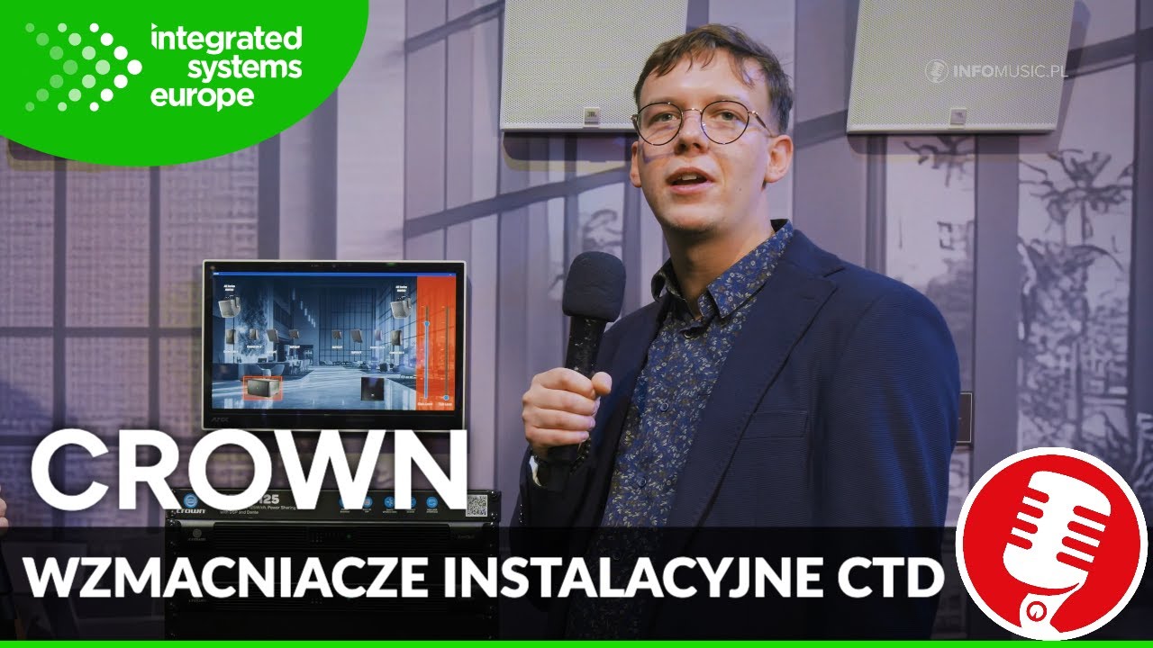 Crown z nową seria atrakcyjnych wzmacniaczy instalacyjnych | ISE 2026