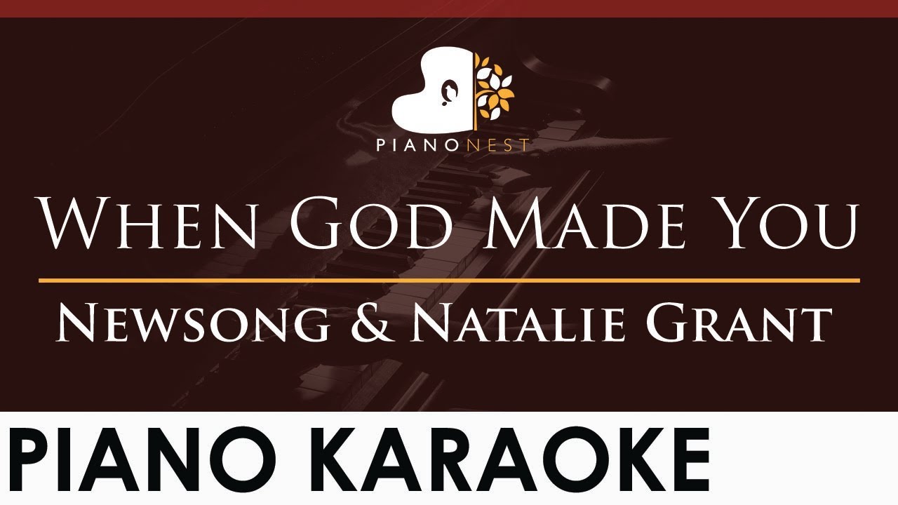 When God Made You - HIGHER Key (Piano Karaoke Instrumental)