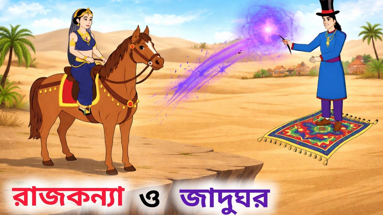 👑 রাজকন্যা ঢুকে পড়ল রহস্যময় জাদুঘরে! 😱 | Bengali Cartoon Story