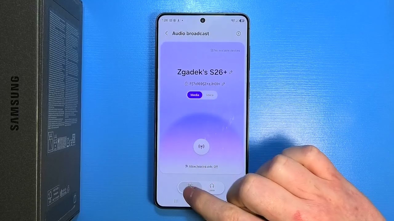 Samsung Galaxy S26: How to Enable And Use Audio Broadcast