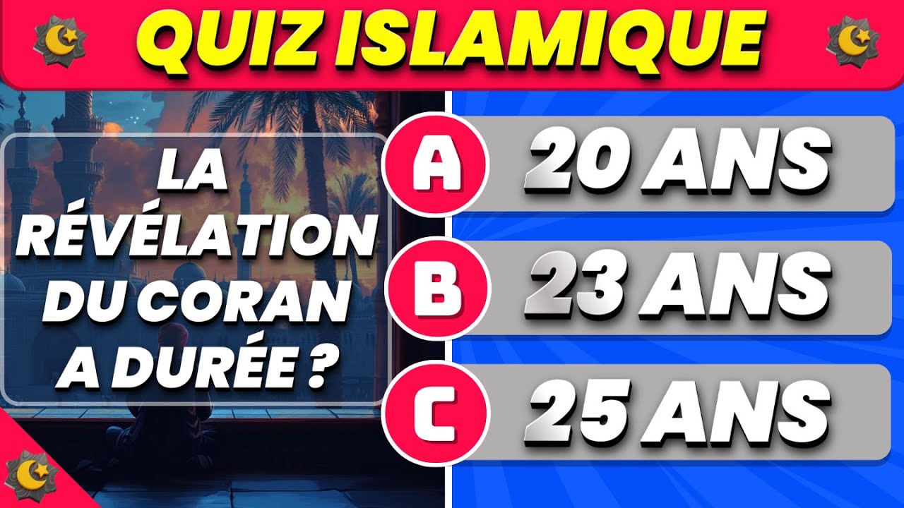 Quiz Islamique: Testez Vos Connaissances en 40 Questions 🌙 Quiz Islam en Français