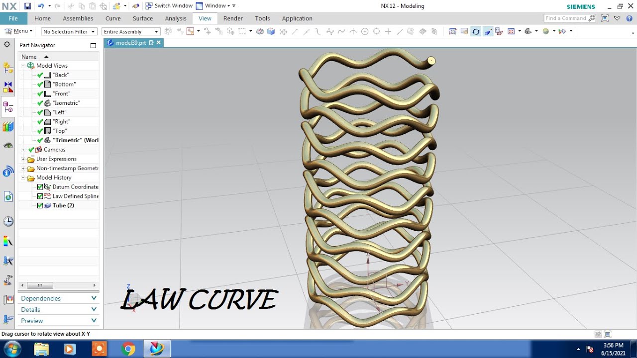 #NX CAD #LAW CURVE #EXPRESSION