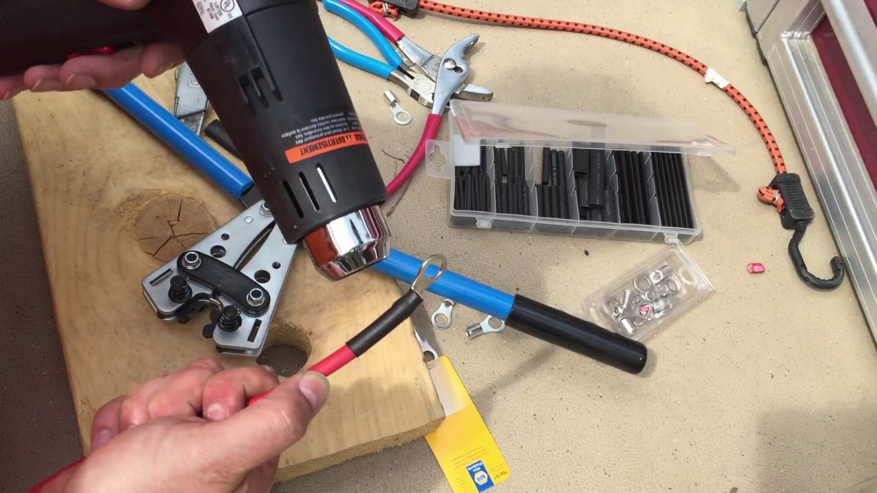 How to Make Custom Length Battery Cables for your boat, car or truck