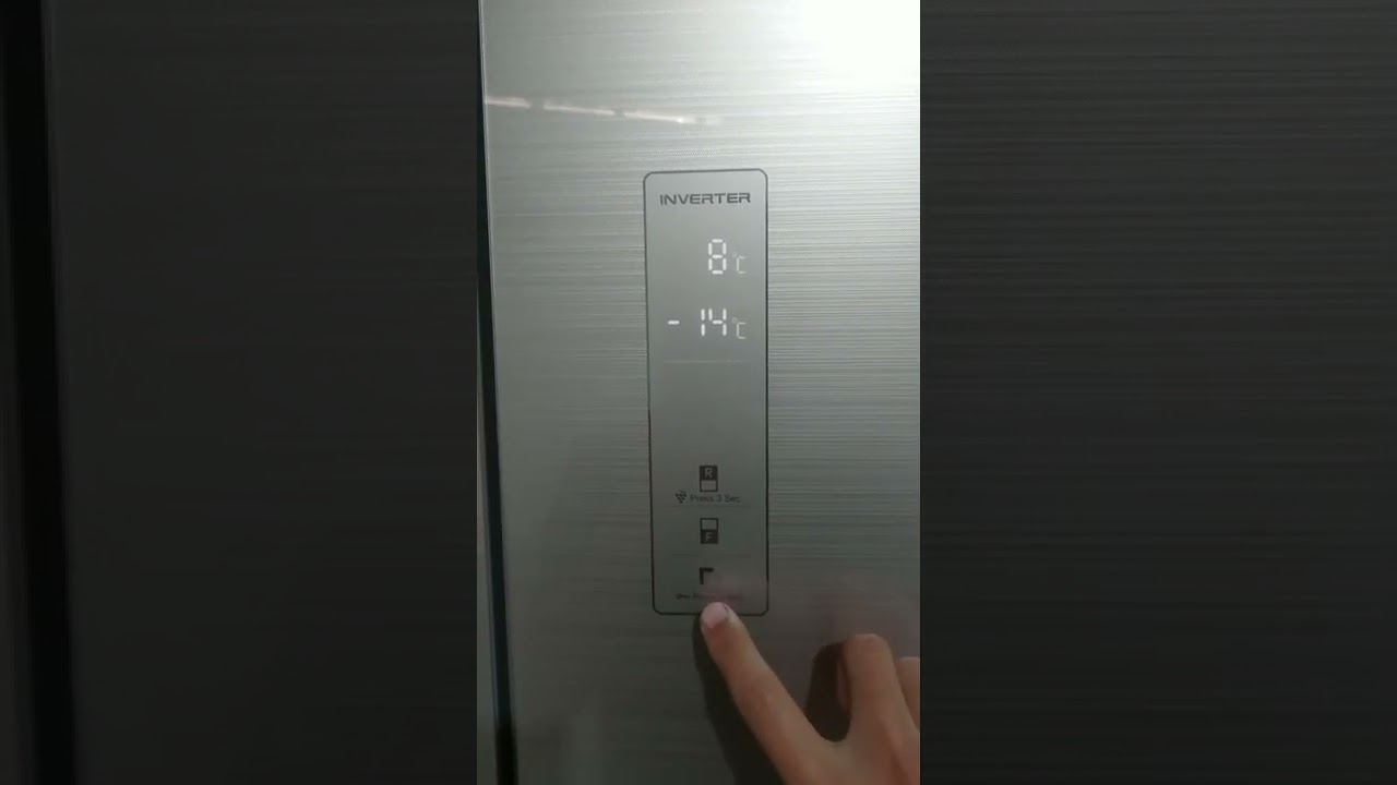 Cara mengatur suhu kulkas 4 pintu | SHARP | INVERTER