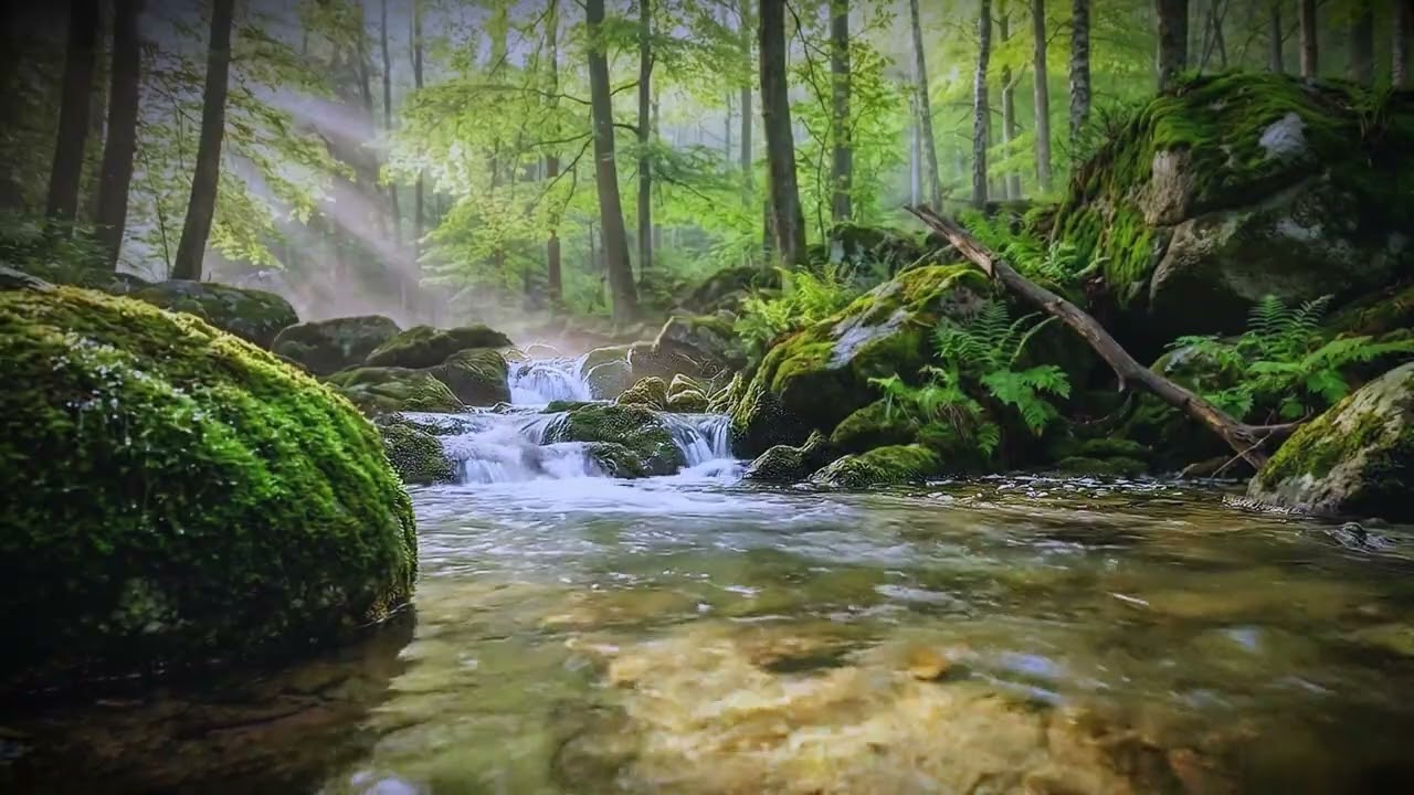 River Sounds for Sleep (No Music) | Natural Water Ambience