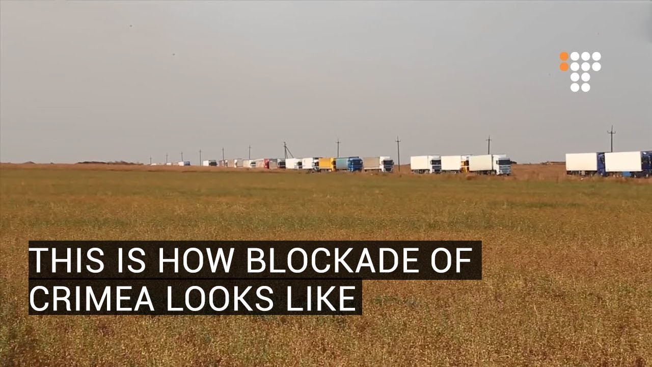 This Is How Blockade Of Crimea Looks Like