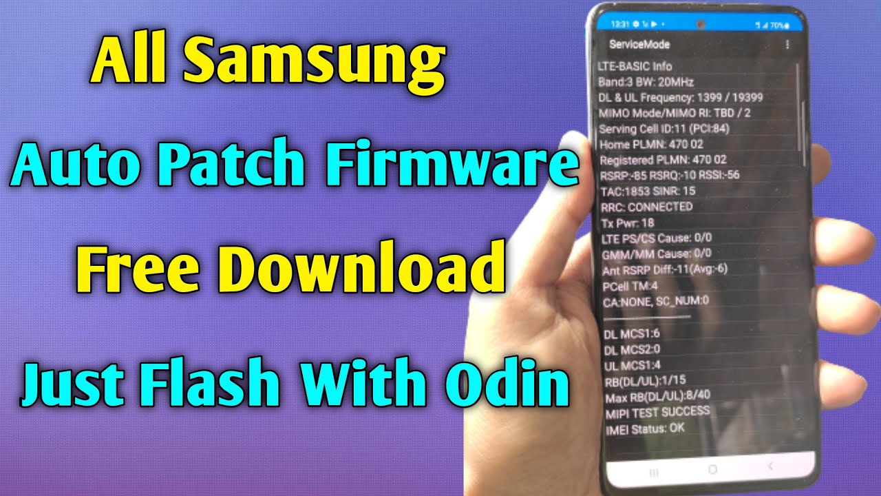 All Samsung Auto Patch Firmware Free | Samsung No Service Emergency Call Only Fix After Imei Repair