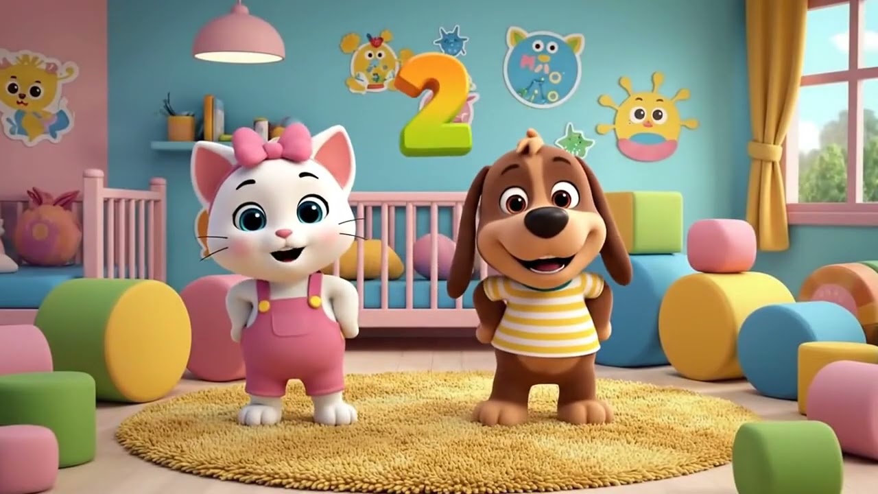 Tip Toe Walk with Nature Friends 🐨🦊 | Fun Nursery Song