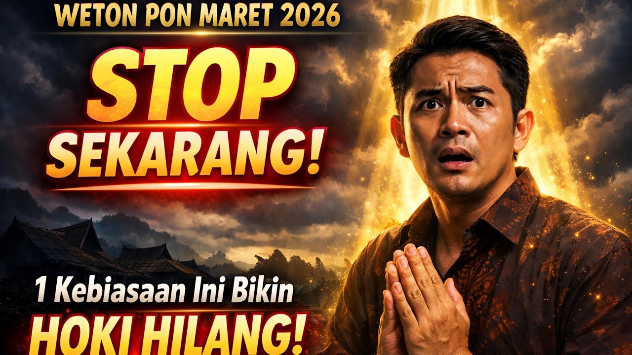 GEMPAR‼️ Pesan Langit Maret 2026 untuk Weton Pon – Stop Kebiasaan Ini atau Hoki Hilang!