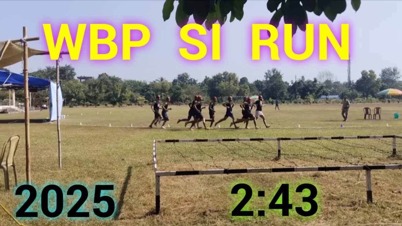 Wbp si run video.wbp si run today.wbp run.wbp si run barrackpore ground.wbp Medinipur ground #wbp 