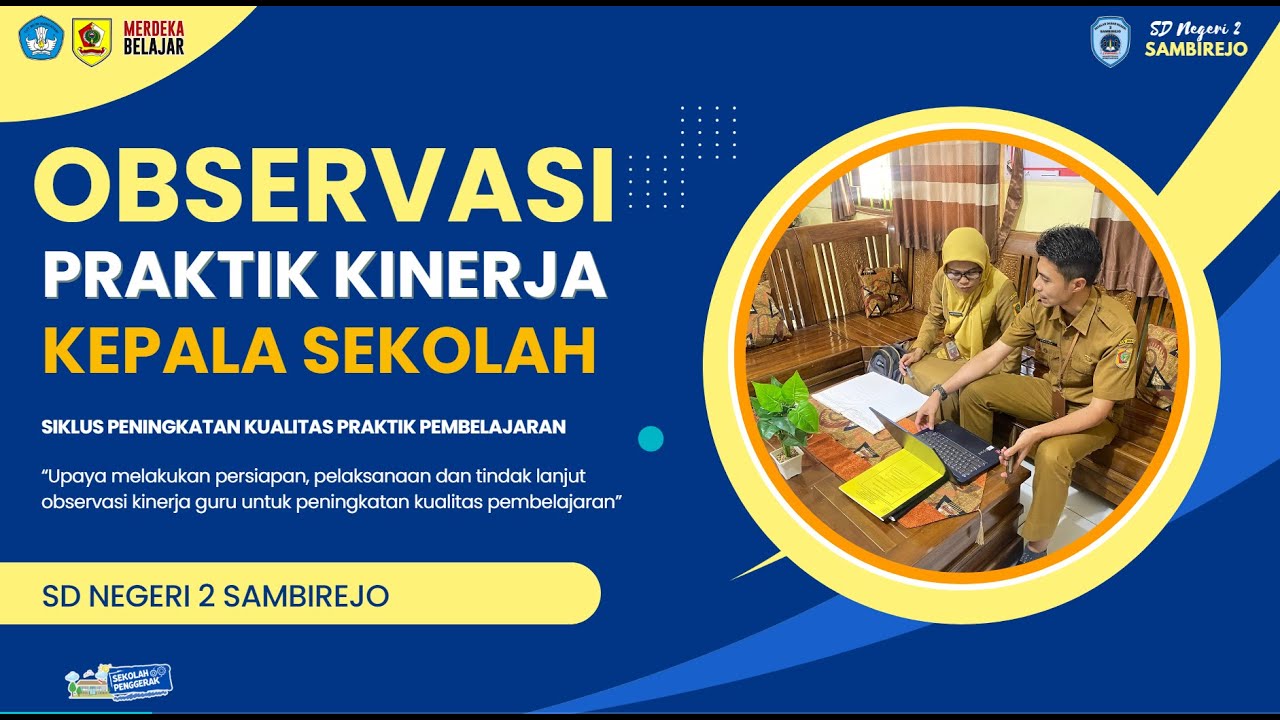 Contoh Bahan observasi Kepala Sekolah 