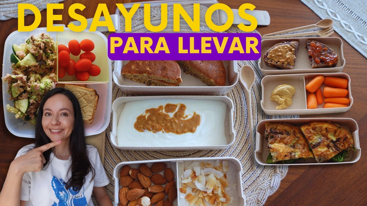 🥞🍳🥣 Desayunos SALUDABLES para llevar 