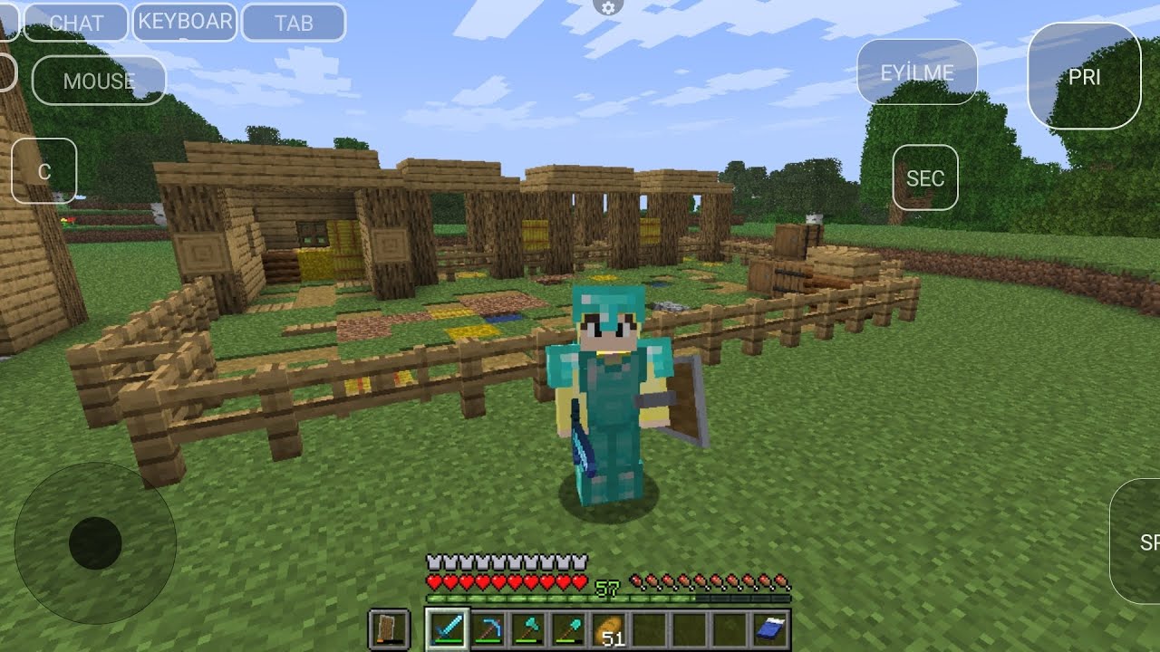 minecraft survival bolum 9 buid yapdik çok iyi oldu 👍