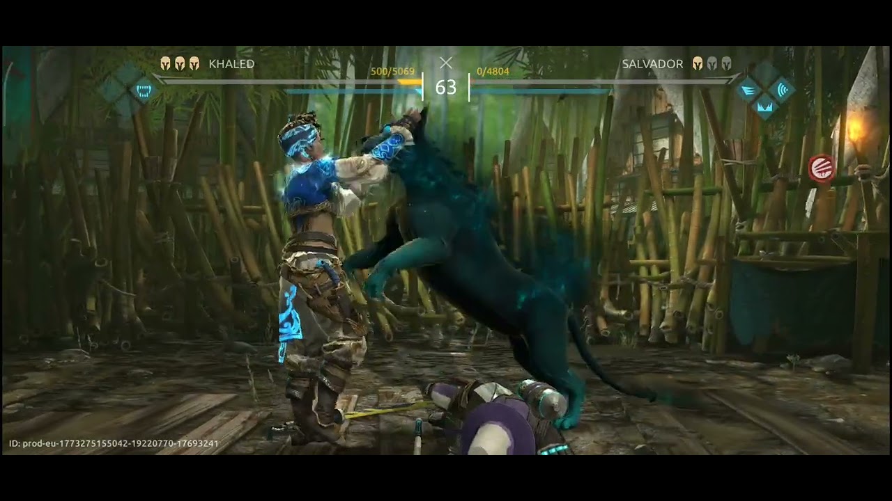 Intense fight