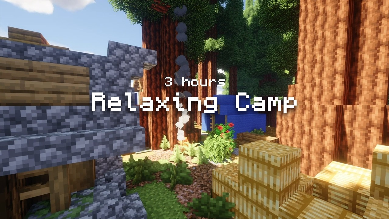 【Minecraft】木漏れ日 - 3 Hour Relaxing Minecraft Music - Ambient Sounds for Studying & Sleeping