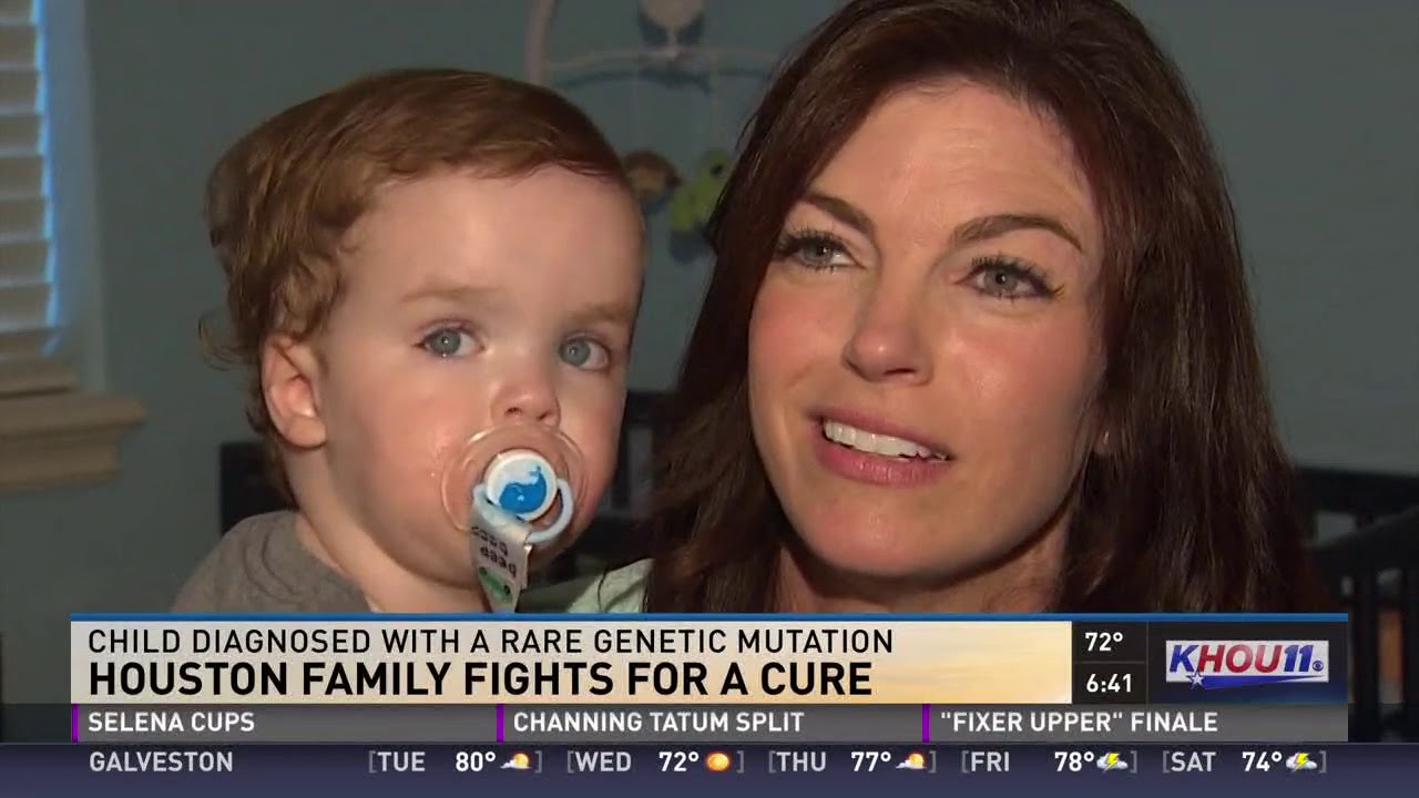 Houston family fights for a cure to rare genetic mutation