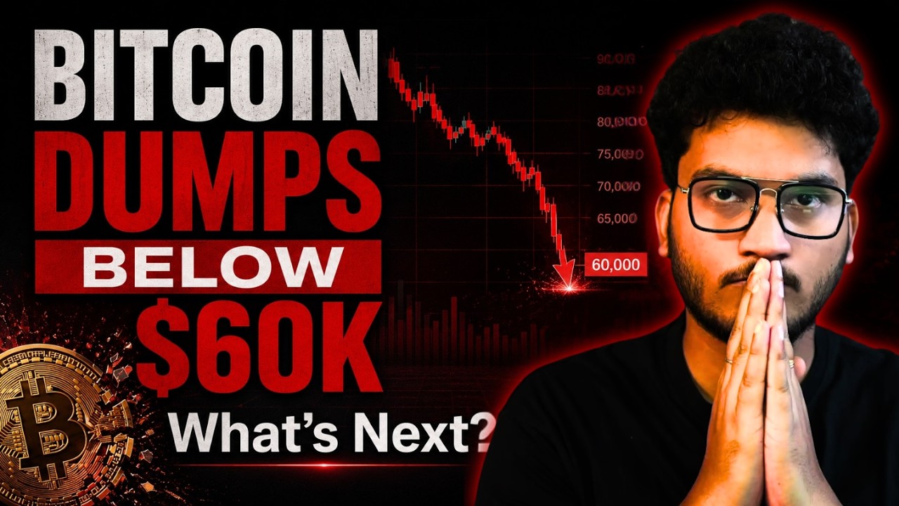 BITCOIN DUMPS UNDER $60K - WHAT'S NEXT? Crypto Gold Market Crash