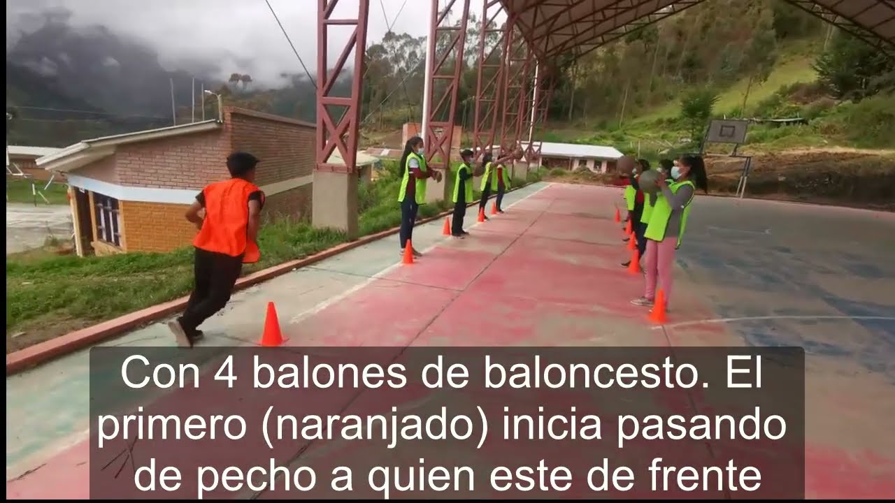 Circuito de pases en el baloncesto