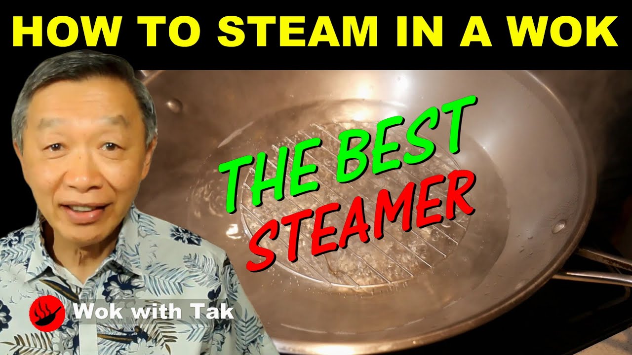 How to steam food in your wok.  Two different methods for you to try.