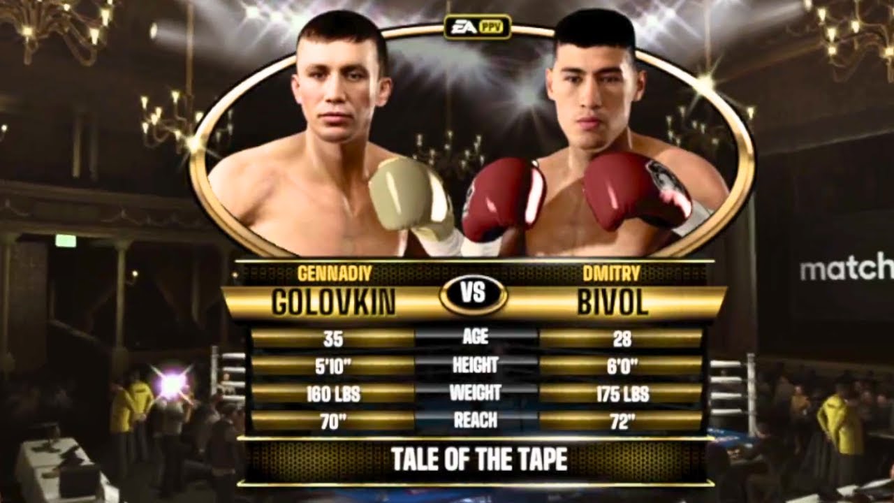 Gennady Golovkin vs Dmitry Bivol FULL FIGHT | Fight Night Forever AI Simulation Gameplay