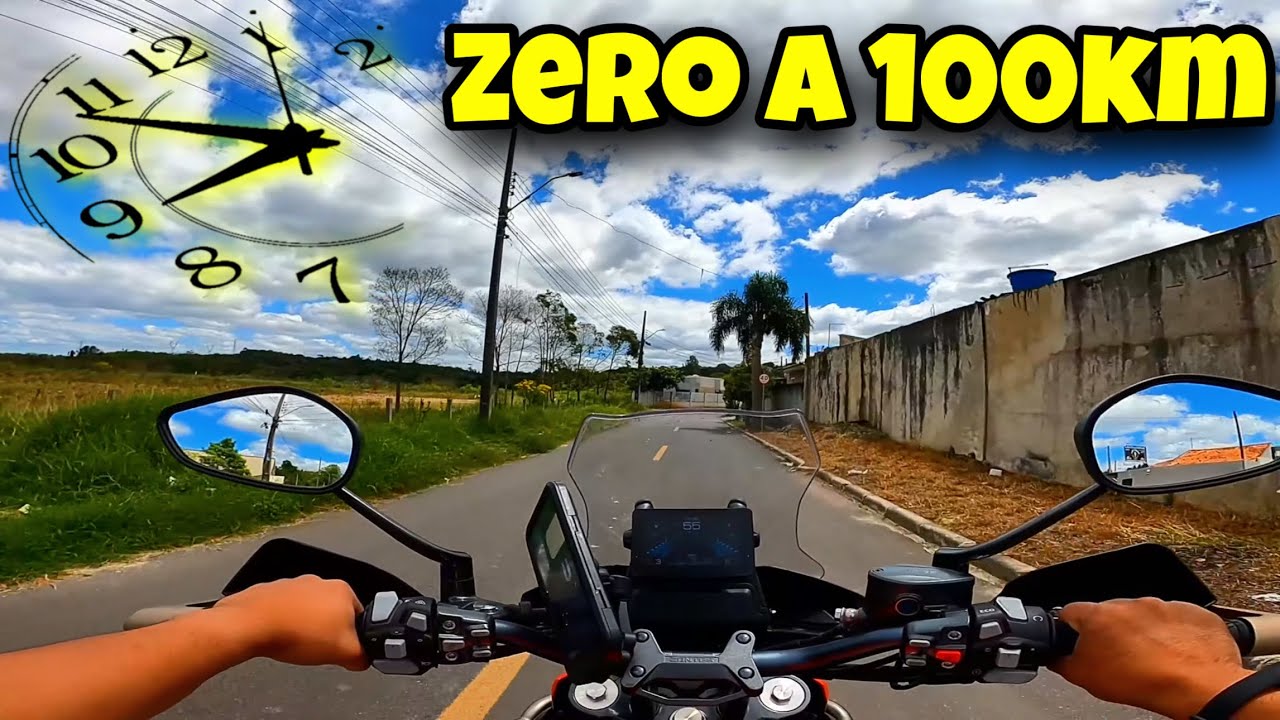 TESTEI O ZERO A 100 DA ZONTES T350x!