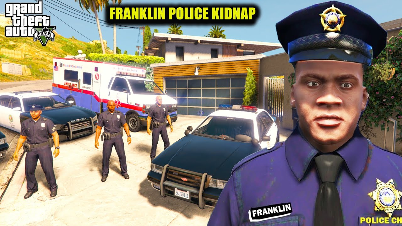 FRANKLIN TRAVEL KIDNAP POLICE OFFICER  GTA 5