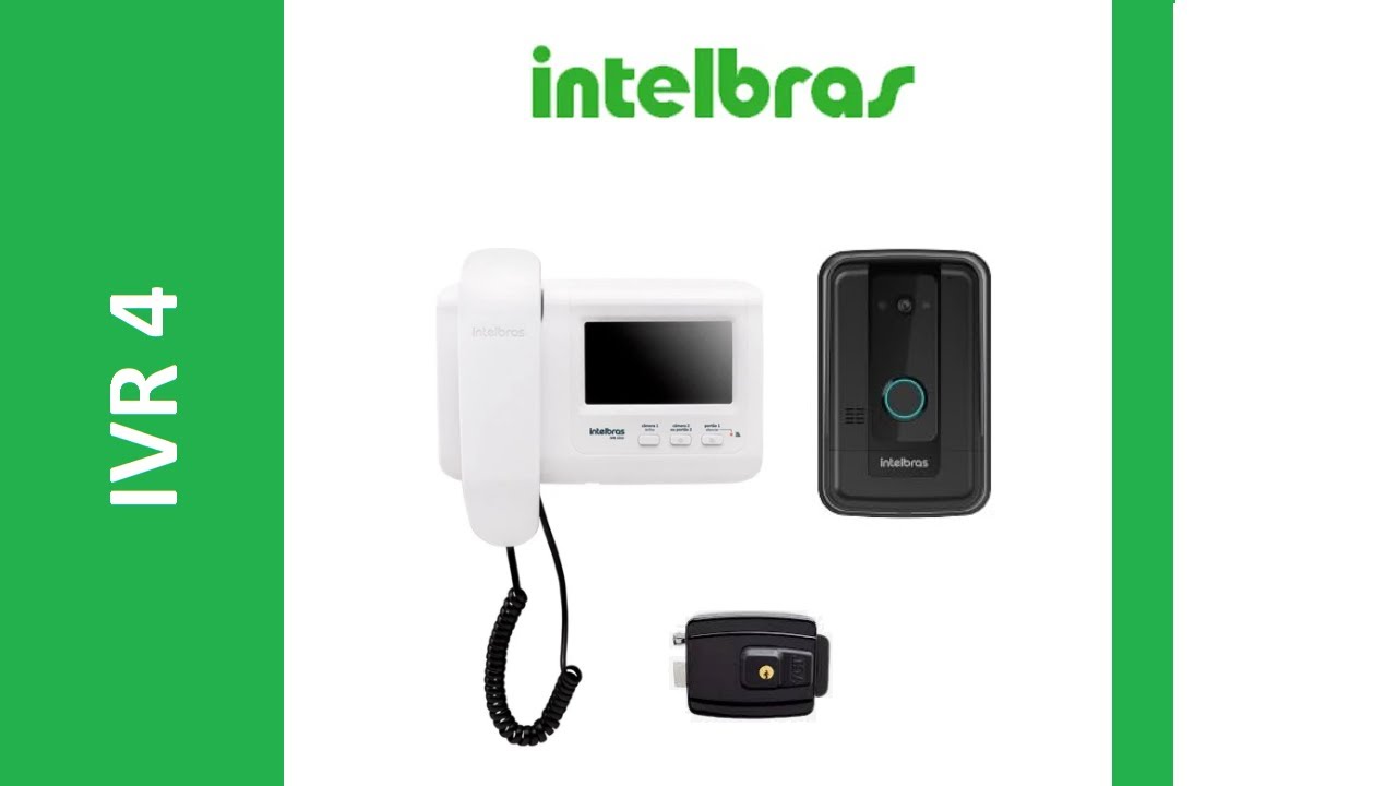 COMO INSTALAR VIDEO PORTEIRO IVR 4 INTELBRAS COM FECHADURA