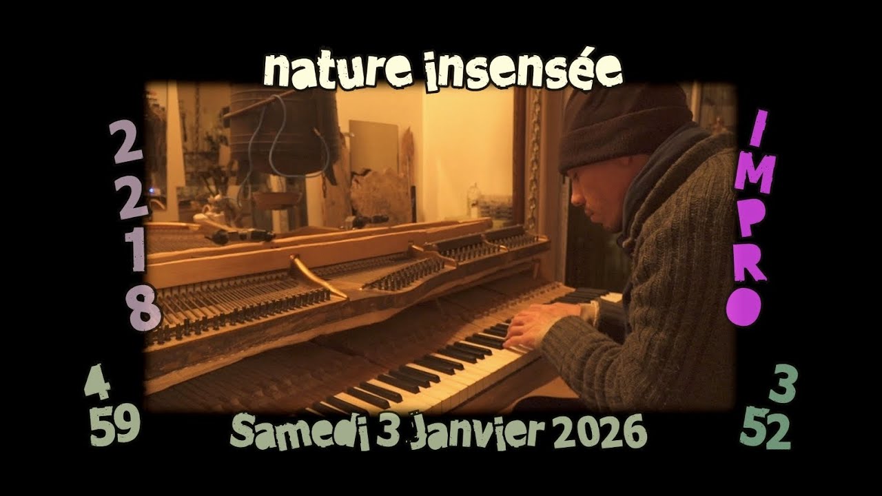 improvisation pour piano - 2218 nature insensée
