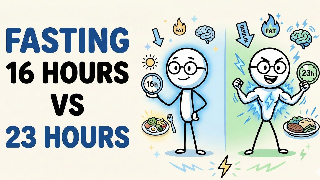 Science Explained: What Happens When You Fast 16 Hours (16:8) vs 23 Hours (OMAD) ?