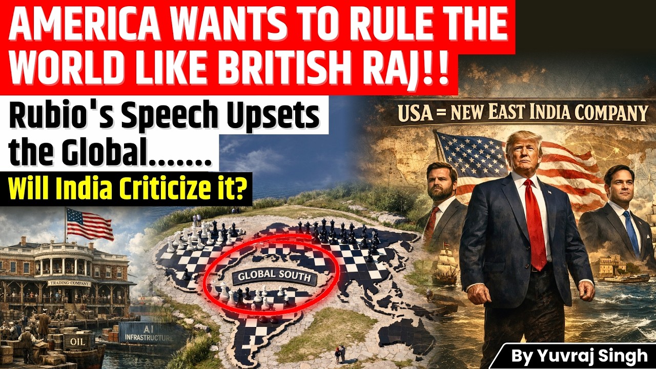 Will India Criticize America’s New Strategy? Rubio’s “Western Century” Plan Explained