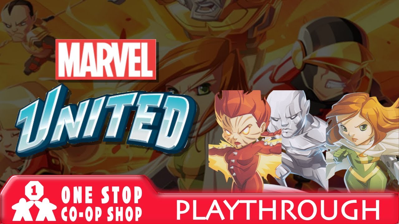 Marvel United | Phoenix Five with Hope, Phoenix, Silver Surfer | with Steve & Kim