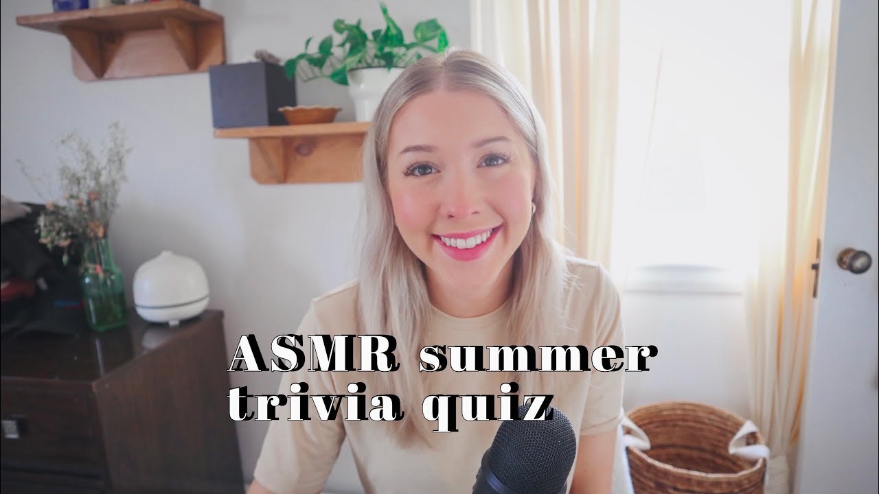 ASMR summer trivia quiz