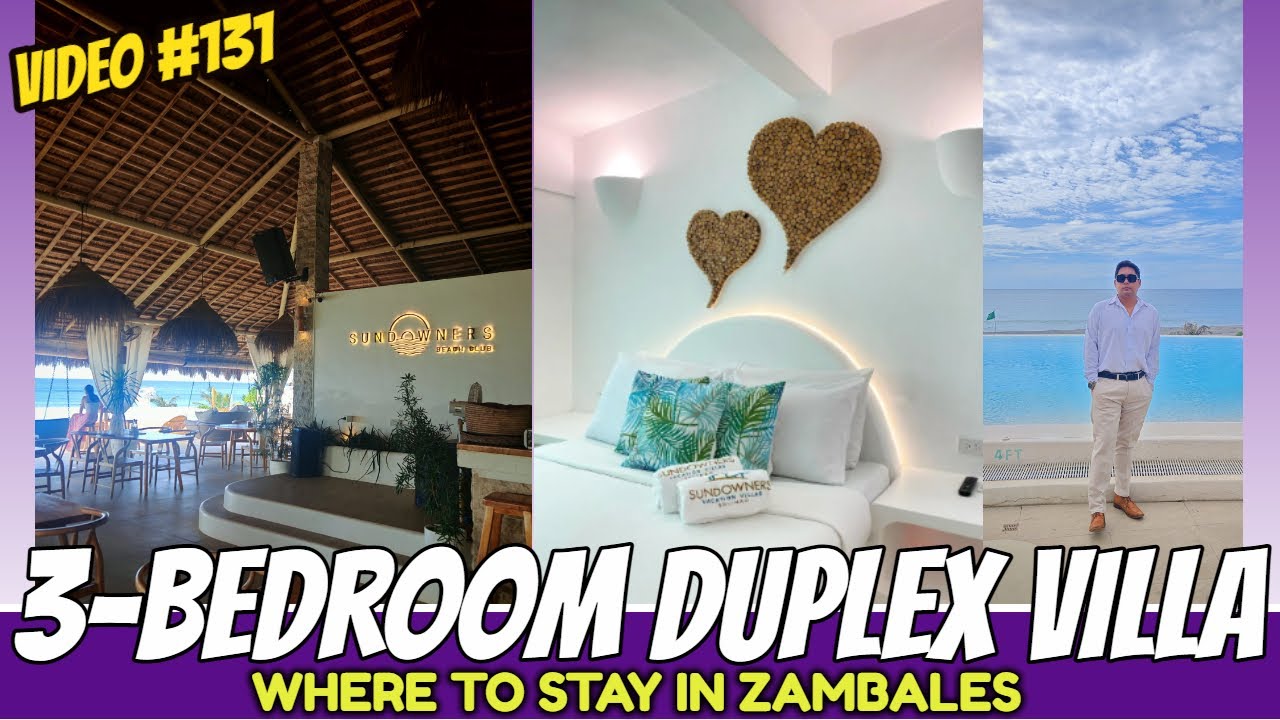 🏖️ Обзор номера в отеле Sundowners Zambales 🏝️ | Двухуровневая вилла с 3 спальнями 🏡