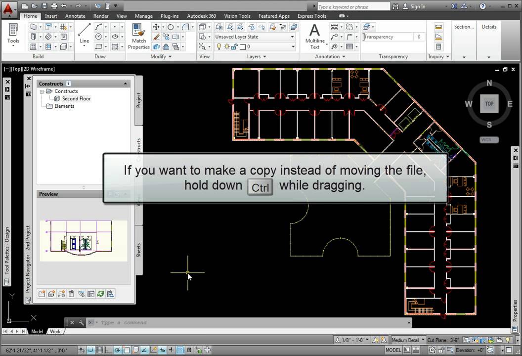 Adding Existing Drawings to Project Navigator