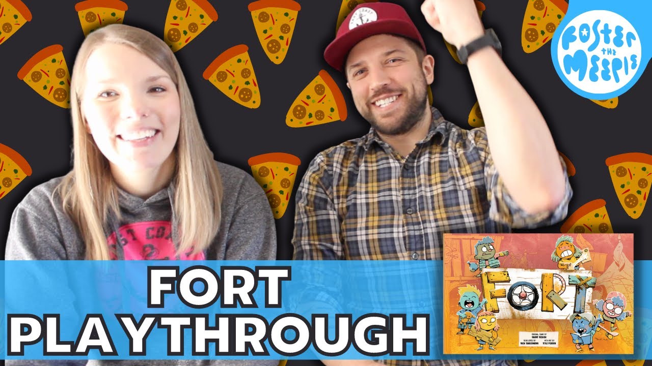 Fort Playthrough & Review | Board Game Tutorial | Jeff vs Jamie