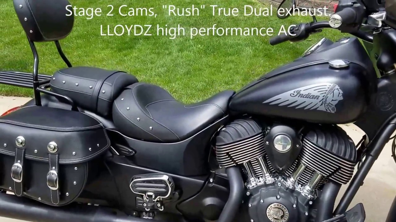 2016 Indian Dark Horse - Stage 2 cams before and after